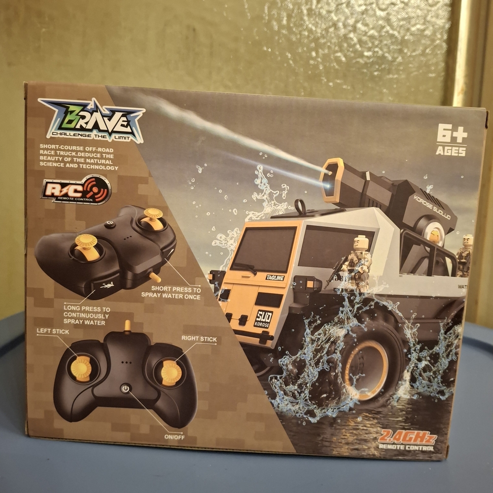 rave Remote Control Truck with Black and Gold Controller